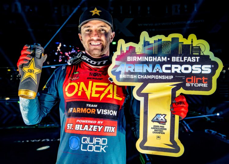 Dean Wilson, champion d&rsquo;Arenacross UK 2026