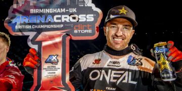 Arenacross: Dean Wilson signe le triplé à Birmingham
