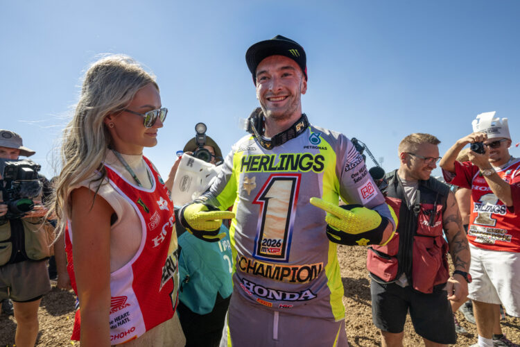 À bientôt 32 ans, Jeffrey Herlings a décroché son 6ème titre de champion du monde @Honda HRC / Bavo