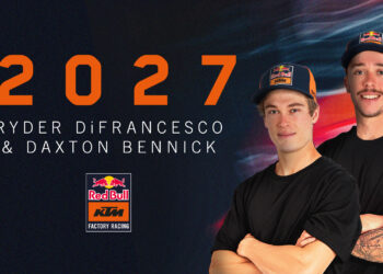 Officiel: Daxton Bennick et Ryder DiFrancesco basculent chez Red Bull KTM